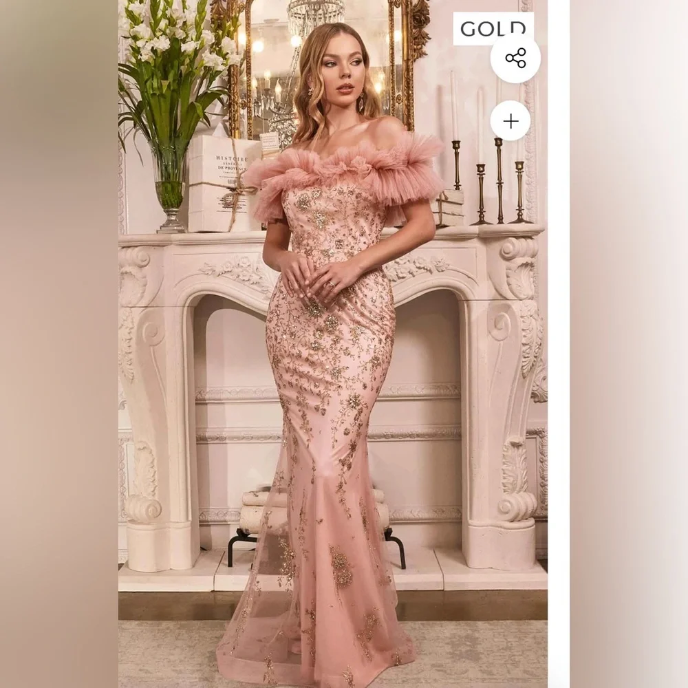 cinderella dress rose gold Portia and Scarlett - Cinderella Gown